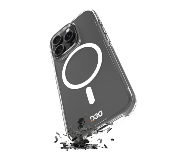 Puro Impact Clear D3O MagSafe do iPhone 16 Pro - przezroczyste - 1346230 - zdjęcie